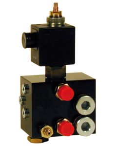 HYDRAULIC BLOCK WITH PROPORTIONAL SOLENOID